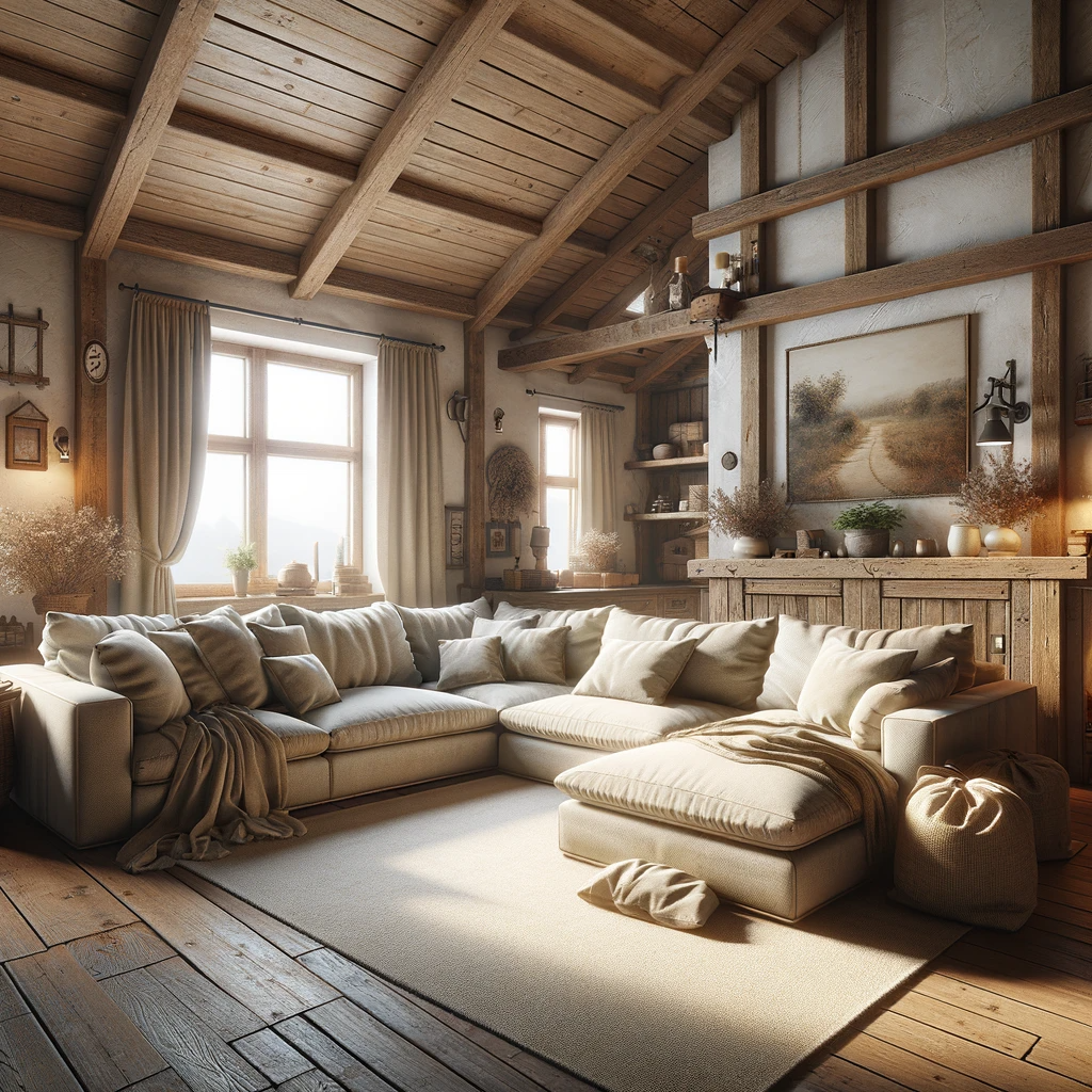 Farmhouse Sofa Placement | Sam's Shoppe