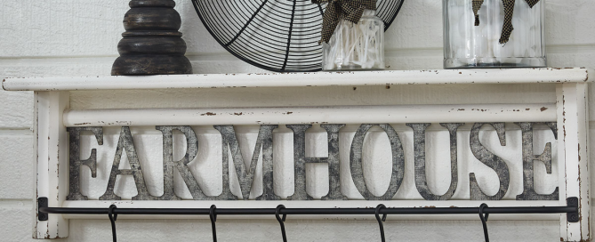 Wooden FARMHOUSE SHELF | Sam's Shoppe