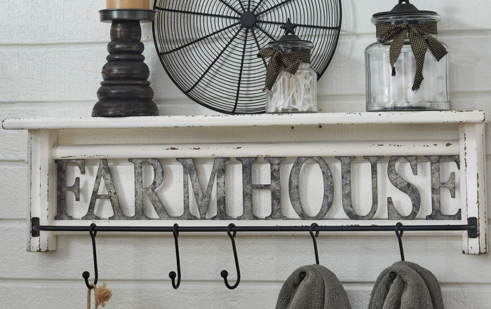 Wooden FARMHOUSE SHELF | Sam's Shoppe