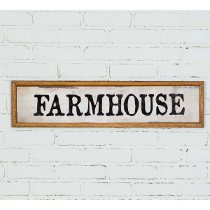 Farmhouse Wood Wall Sign | Sam's Shoppe