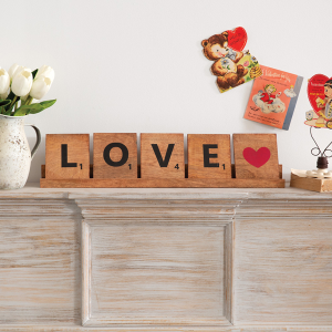 Love Tabletop Scrabble Sign  | Sam's Shoppe