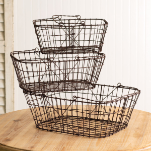 Set of 3 Matilda Wire Baskets 2  | Sam's Shoppe